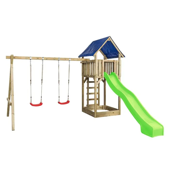 Juegos infantiles madera John 421x350x297cm, excelente calidad